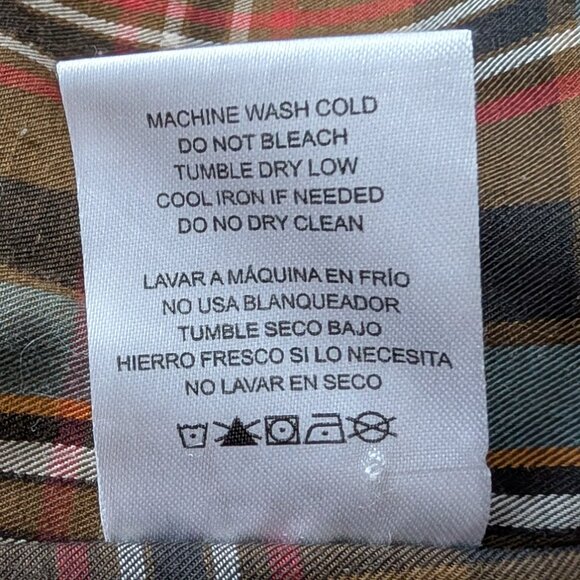 Women's Yellow Pendleton Rain Jacket with Plaid Lining - Large - Picture 6 of 6